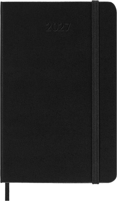 Agenda 2027 Moleskine 12M Planner Weekly 7dagen/2pagina's pocket hc black