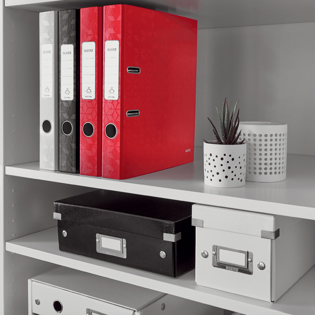 Ordner Leitz WOW 180 gelamineerd 50mm A4 rood
