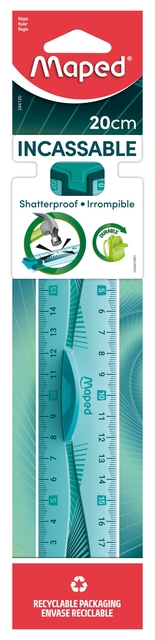 Liniaal Maped Flex met grip 20cm assorti
