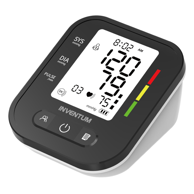 Bloeddrukmeter Inventum bovenarm 22-42cm zwart/wit