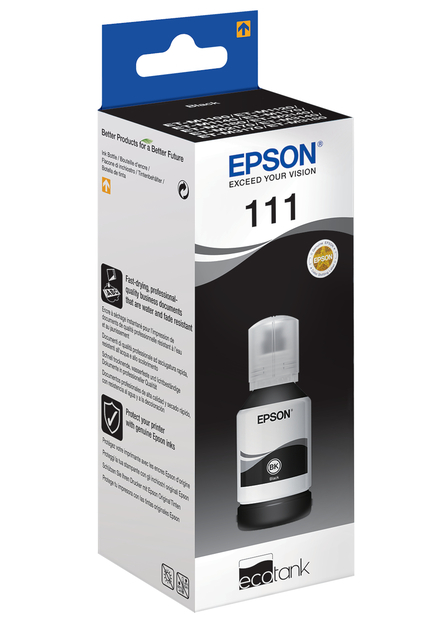 Navulinkt Epson 111 T03M zwart