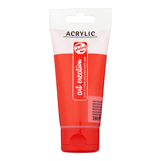 Acrylverf Talens Art Creation 396 middel naftolrood tube à 75ml