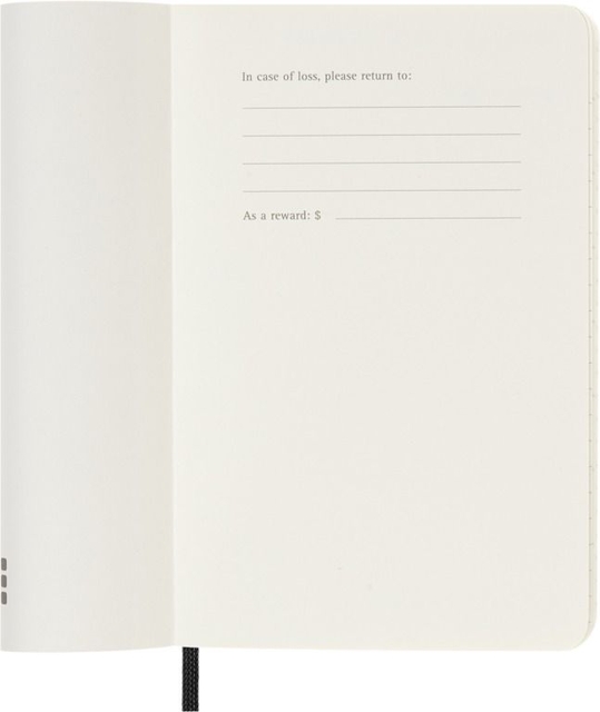 Agenda 2027 Moleskine 18M Planner Weekly 7dagen/1pagina pocket sc black