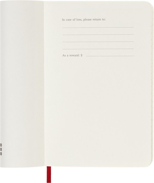 Agenda 2027 Moleskine 12M Planner Weekly 7dagen/1pagina pocket sc scarlet red