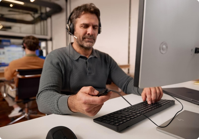 Headset HP Poly Mission 825 Stereo USB