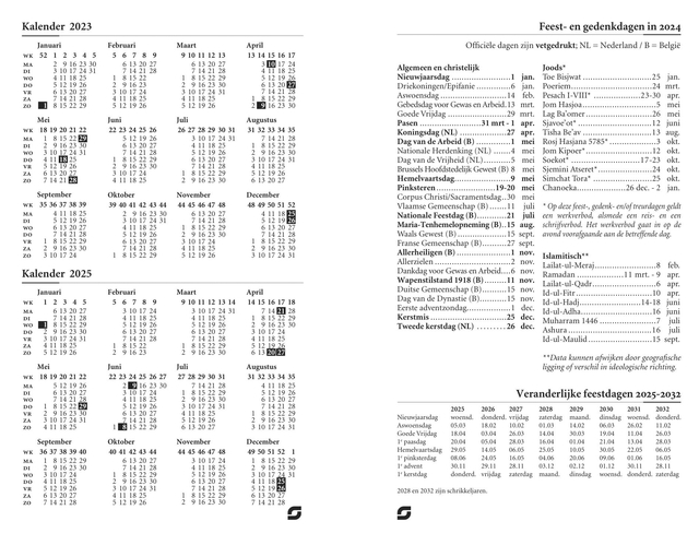 Agendavulling 2027 Succes Junior 7dagen/2pagina's