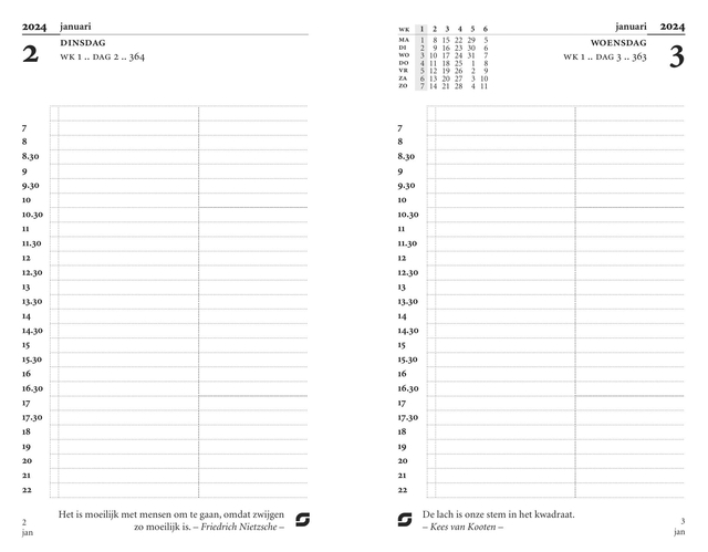 Agendavulling 2027 Succes Junior 1dag/1pagina