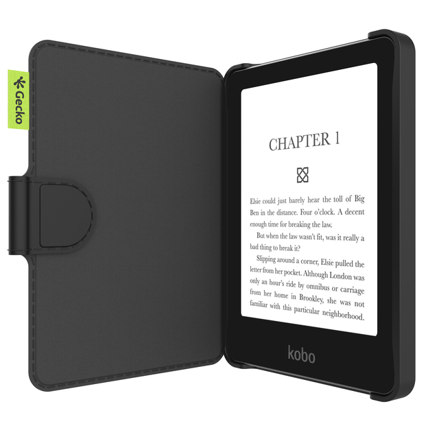 Beschermhoes Gecko Kobo Clara & Tolino zwart