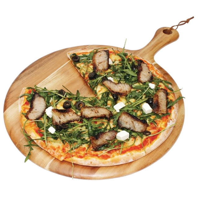 Plank Olympia acaciahout rond Ø33cm