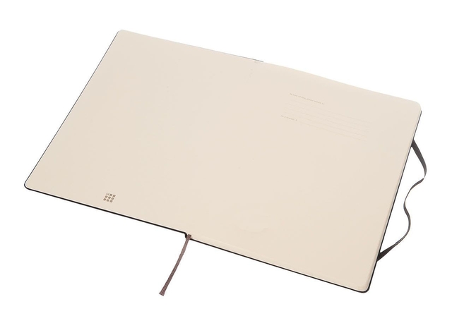 Notitieboek Moleskine XL 190x250mm blanco hard cover zwart