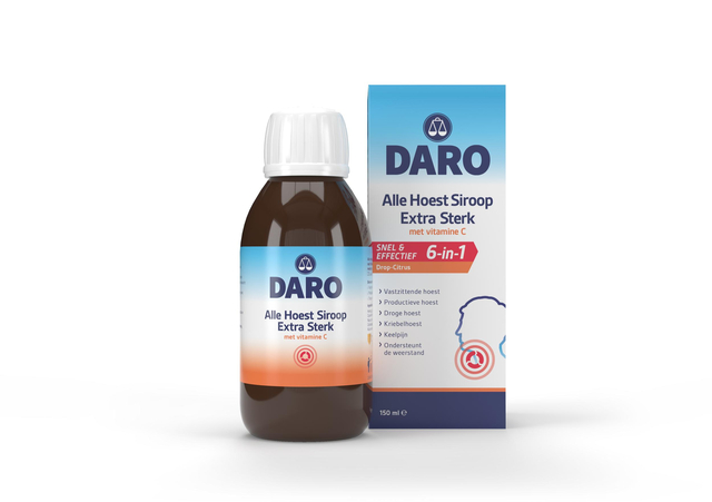 Hoestdrank Daro Alle Hoest extra sterk vitC 150ml