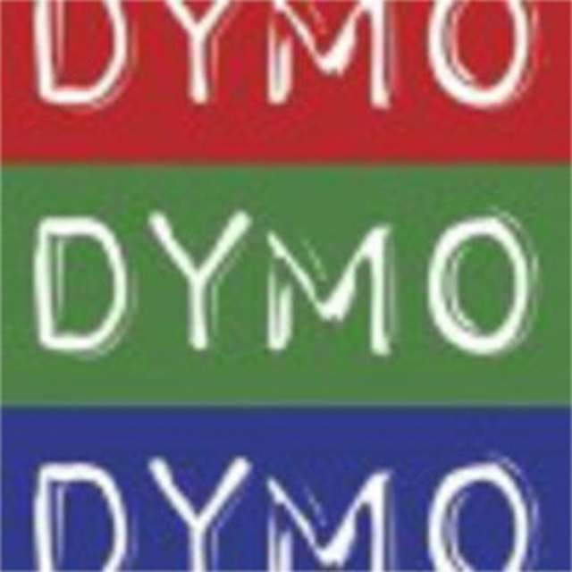Reliëftape Dymo embossing vinyl 9mm assorti 3 stuks