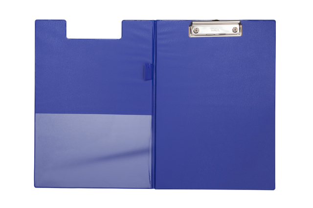 Klembordmap MAUL A4 staand PVC met penlus blauw