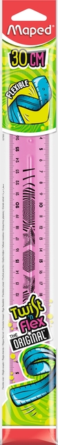 Liniaal Maped Twist 'n Flex 30cm assorti