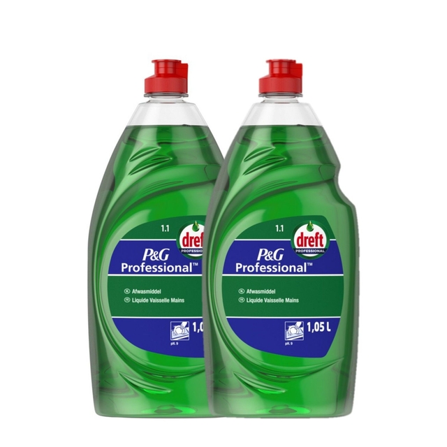 Afwasmiddel Dreft Professional 2 x 1,05 liter