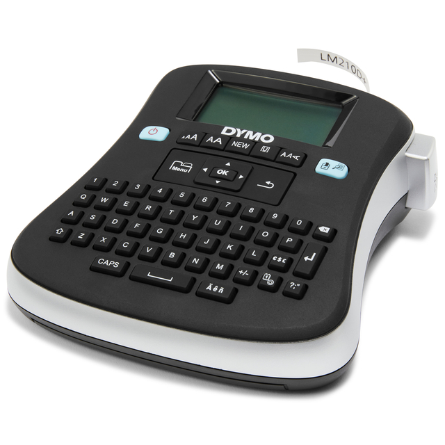 Labelprinter Dymo LabelManager 210D draagbaar qwerty 12mm zwart