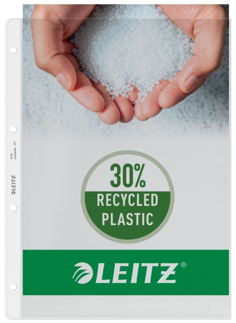 Showtas Leitz Premium copy safe 0.12mm 4-gaats PP A4 transparant 100 stuks