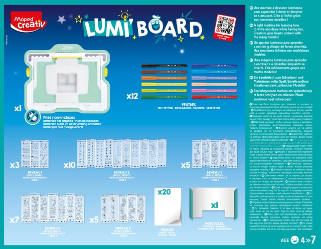 Tekenbord Maped Creativ Lumi'Board met lichtprojectie
