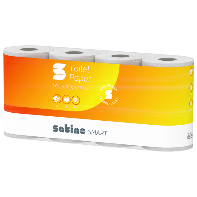 Toiletpapier Satino MT1 Smart 2-laags 400 vel wit 067520