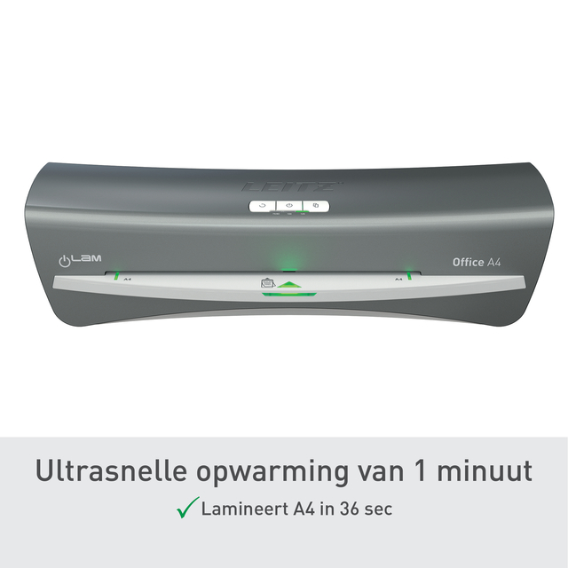 Lamineermachine Leitz iLAM Office A4 zilver