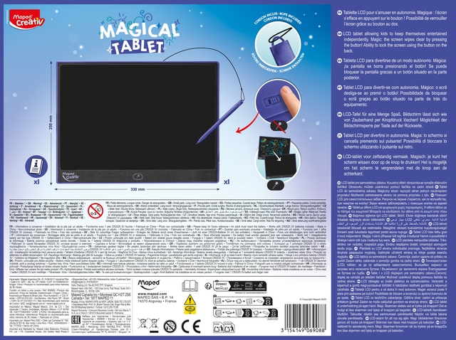 Tekentablet Maped Creativ Magical Tablet XXL paars