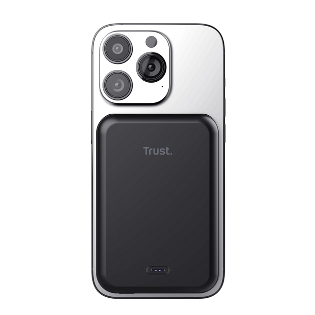 Powerbank Trust Magnetic draadloos 5000MAH zwart