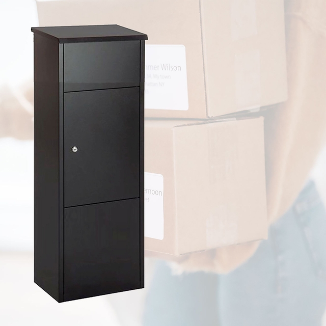 Pakketbrievenbus BRASQ 105x38x24cm PB400 Zwart