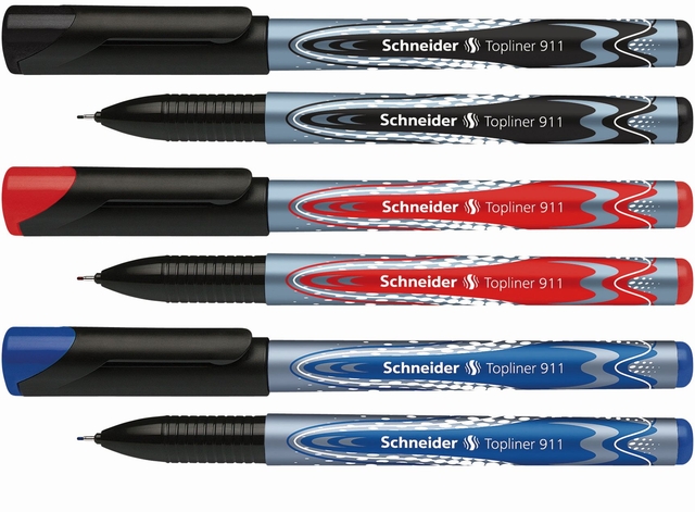 Fineliner Schneider Topliner 911 0.4mm rood