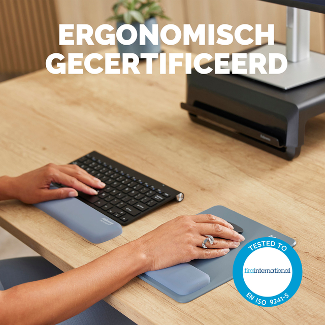 Polssteun Fellowes Breyta compact blauw