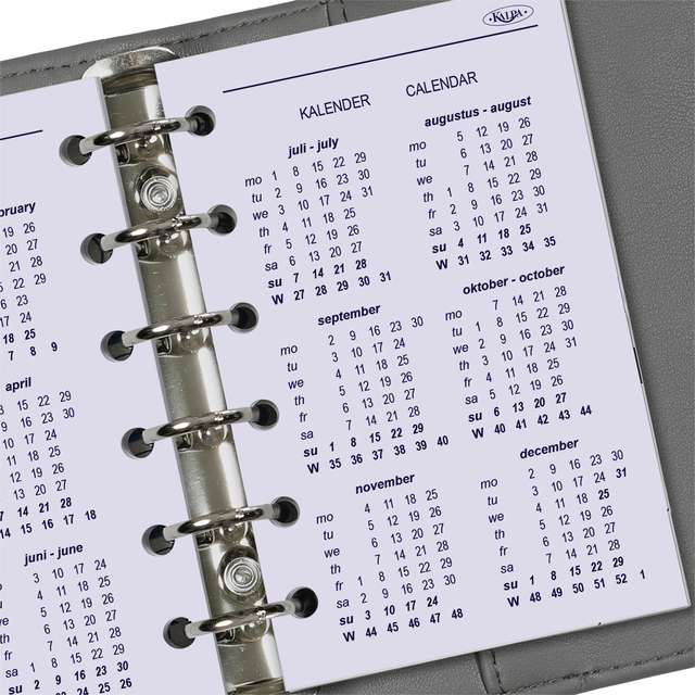 Agendavulling 2027 Kalpa Pocket 7dagen/2pagina's