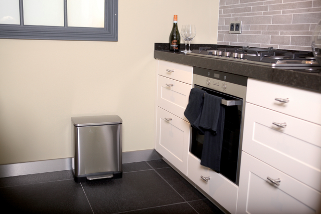Pedaalemmer EKO E-Cube 18+28 liter rvs