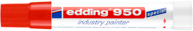 Viltstift edding 950 pastamarker industry rond 10mm rood