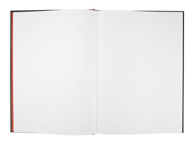 Notitieboek Oxford Black n' Red A4 96vel blanco