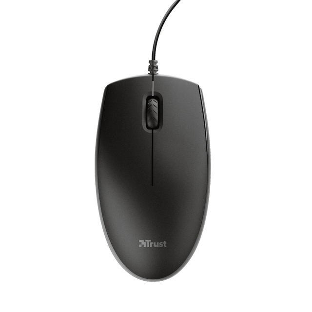 Toetsenbord Trust Primo + muis QWERTY zwart