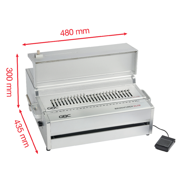 Ponsmachine GBC Multibind Magnapunch Elite + voetpedaal