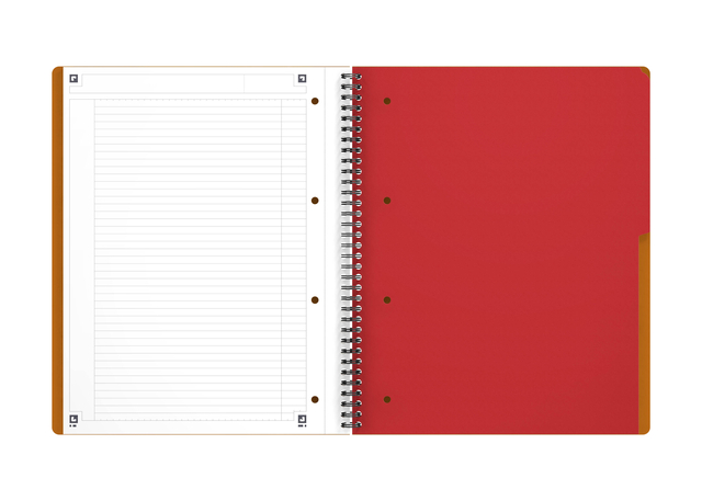 Spiraalblok Oxford International Activebook A4+ 160 pagina's lijn