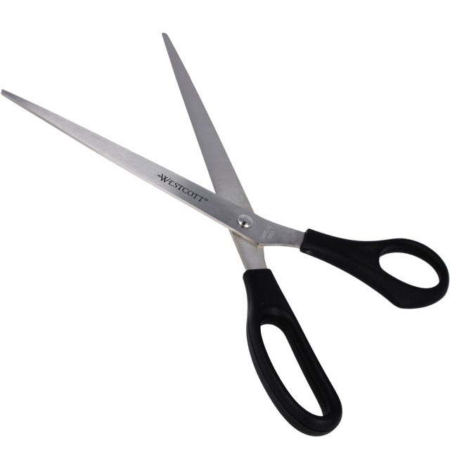 Kantoorschaar Westcott 260mm met kunststof grip rvs