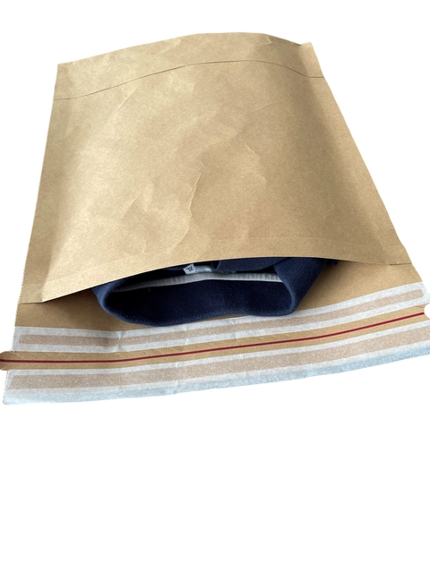 Sendbag verzendverpakking IEZZY 30/34 x 37 + 9,5cm bruin 250 stuks
