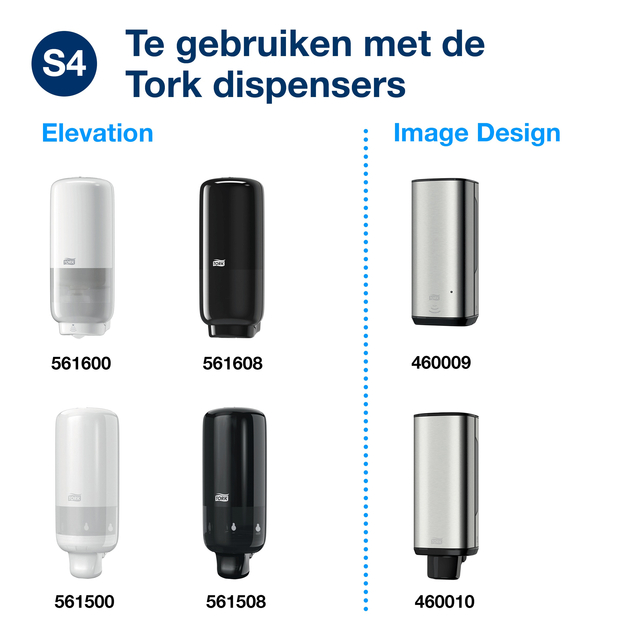 Handzeep Tork S4 Premium schuim 1000ml luxe 524901