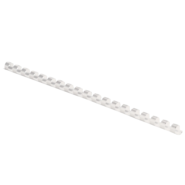 Bindrug Fellowes 6mm 21rings A4 wit 100 stuks