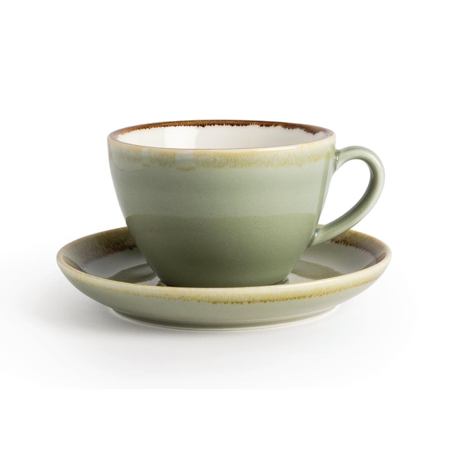 Cappuccinoschotel Olympia Kiln Ø16cm 6 stuks mosgroen
