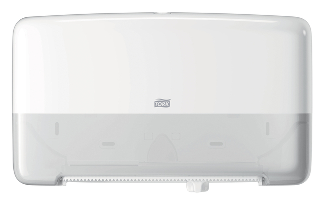 Toiletpapierdispenser Tork T2 Elevation jumbo klein duo wit 555500