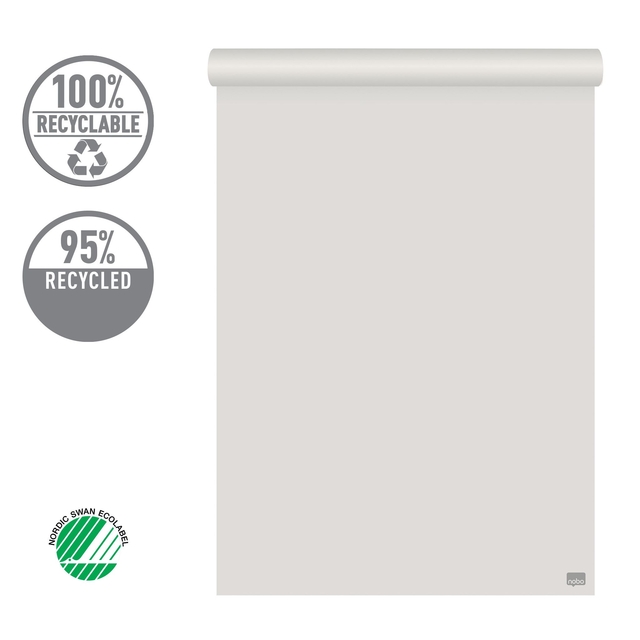 Flipoverpapier Nobo premium 60x85cm dubbelzijdig rol 50 vel