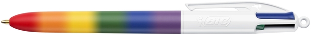4-Kleuren balpen Bic regenboog medium assorti