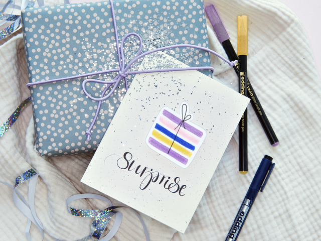 Brushpen edding 1340 glitter assorti set à 10 stuks