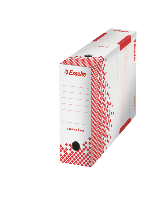 Archiefdoos Esselte Speedbox 100x250x350mm wit