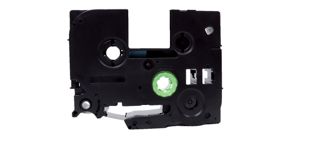 Labeltape Quantore TZe-221 9mmx8m zwart op wit