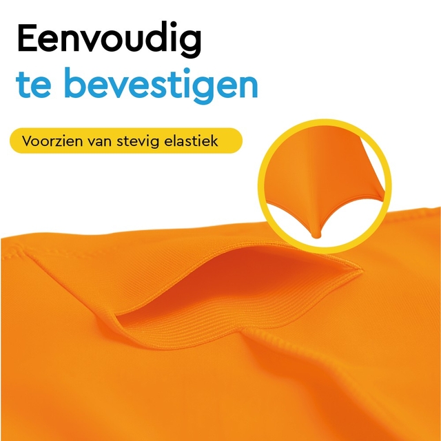 Tafelrok BRASQ voor statafel 80cm oranje