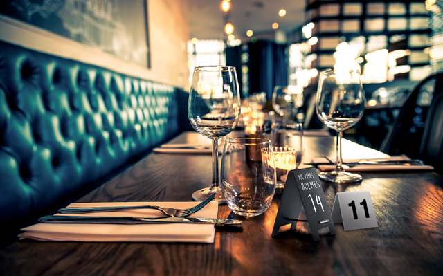 Krijtbord securit mini tafel set 5 stuks zwart