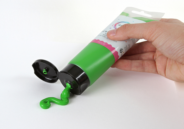 Acrylverf Qrea 120 ml briljant groen
